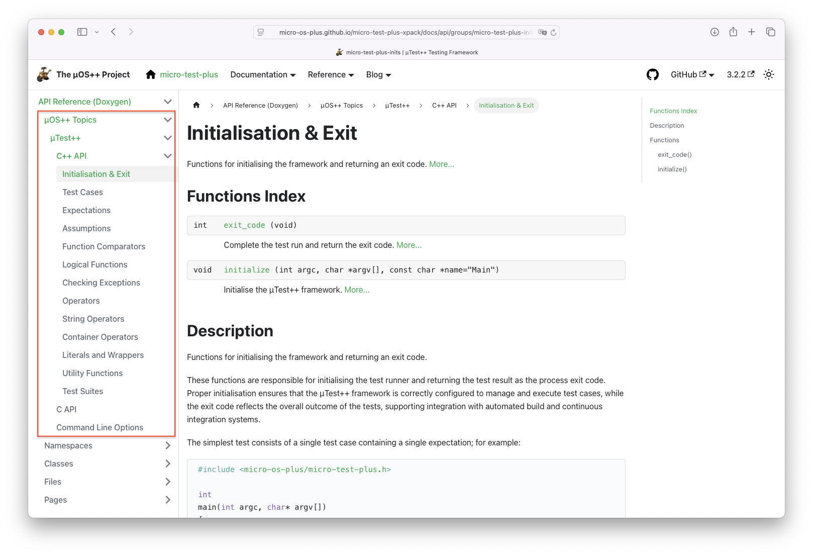 doxygen2docusaurus topics